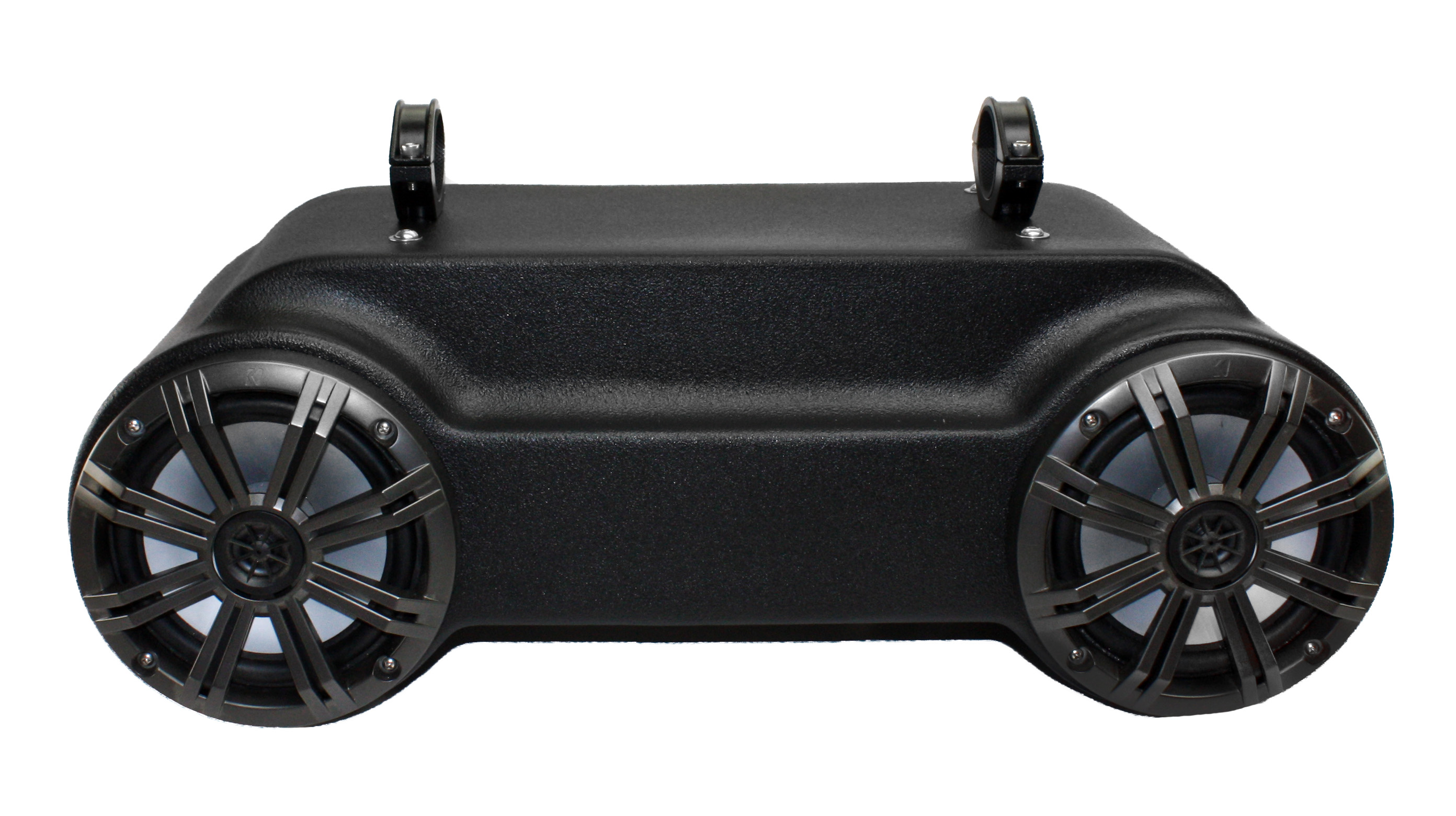 (2) Front Facing (2) Rear Facing Kicker LED RGB Speakers,PSL Bluetooth Receiver Wake Tower Media Console