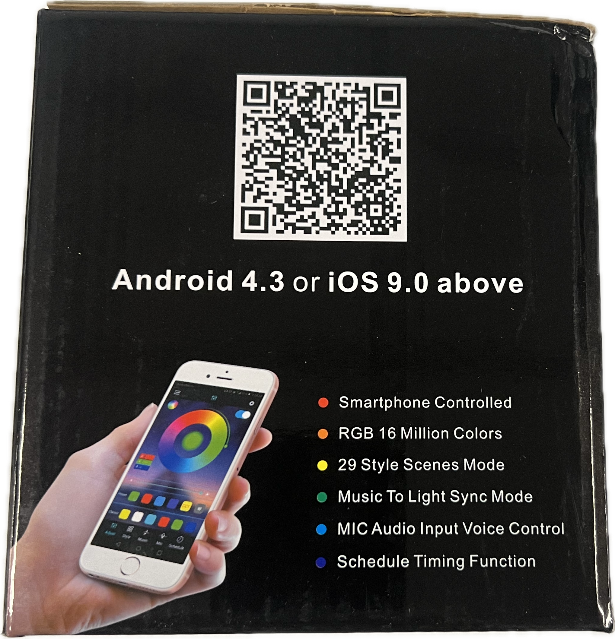 4 Piece rock light kit app controlled